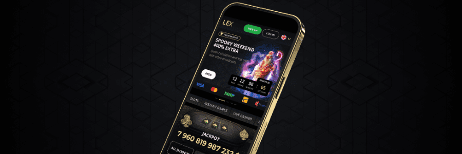 Lex Casino на мобільний телефон Грати в Лекс Казино з мобільного